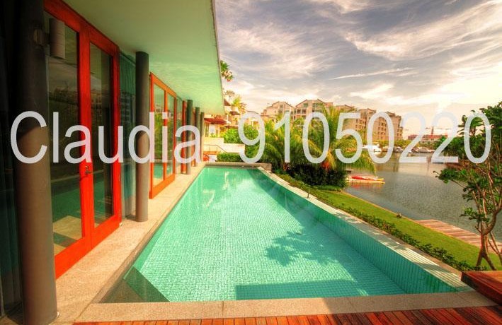 Sentosa Ocean Drive Bungalow for Rent with mooring